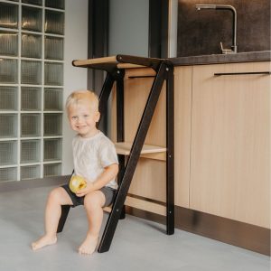 Inklapbare Keukentoren met Afneembare Veiligheidsbeugel