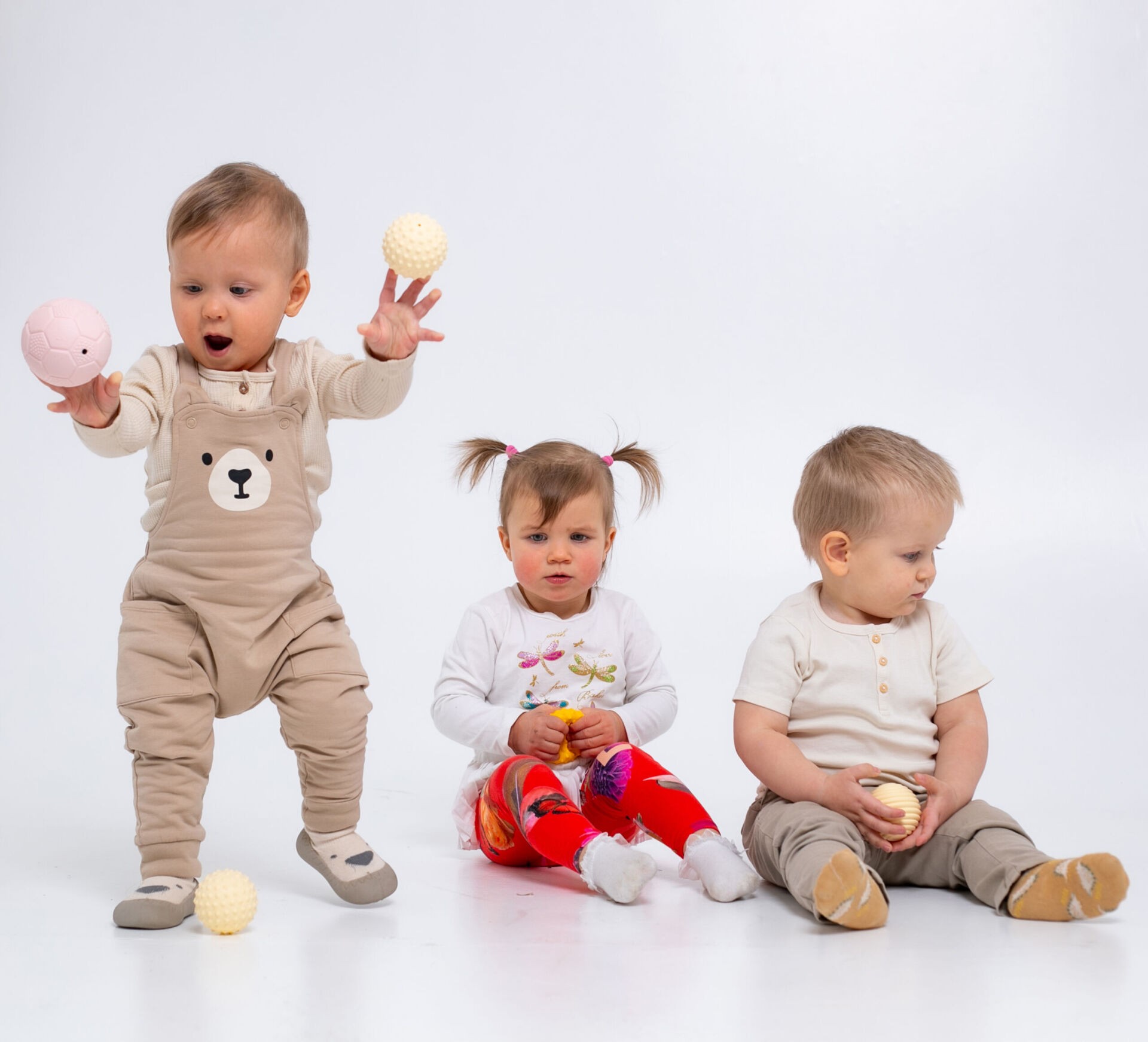 Set Sensorische Ballen voor Baby’s 7-delig - Afbeelding 3