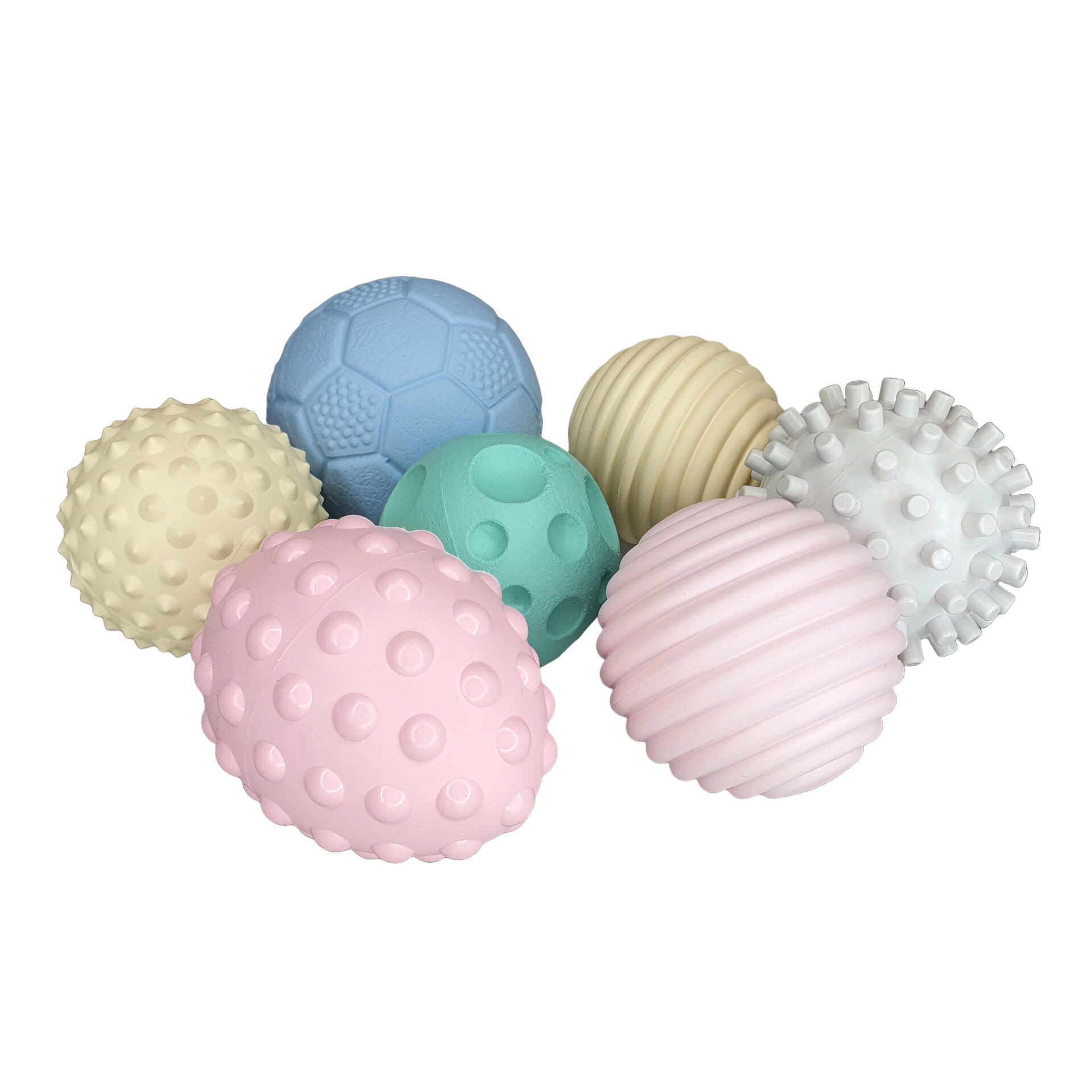Set Sensorische Ballen voor Baby’s 7-delig - Afbeelding 2