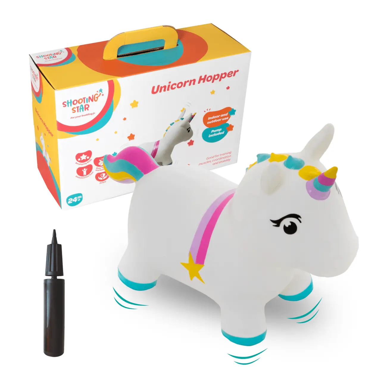 JUMPY skippy diertje – Eenhoorn - Afbeelding 4