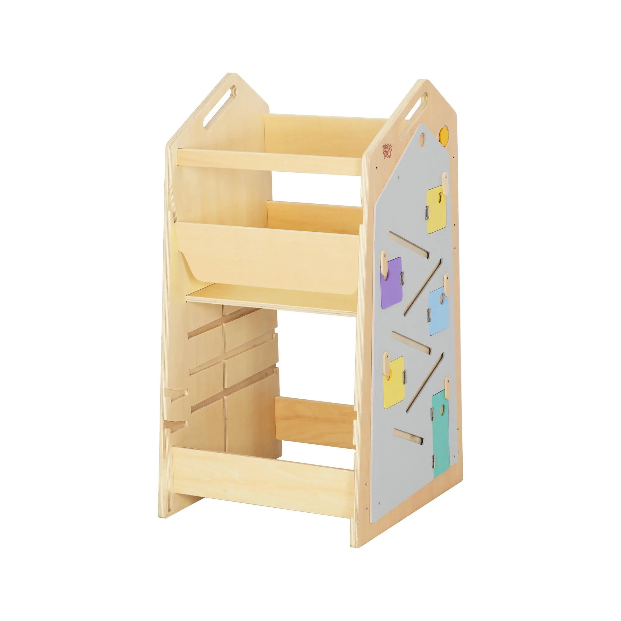 BusyKids Play XL Leertoren, Tafel en Stoel – Vanille - Afbeelding 12
